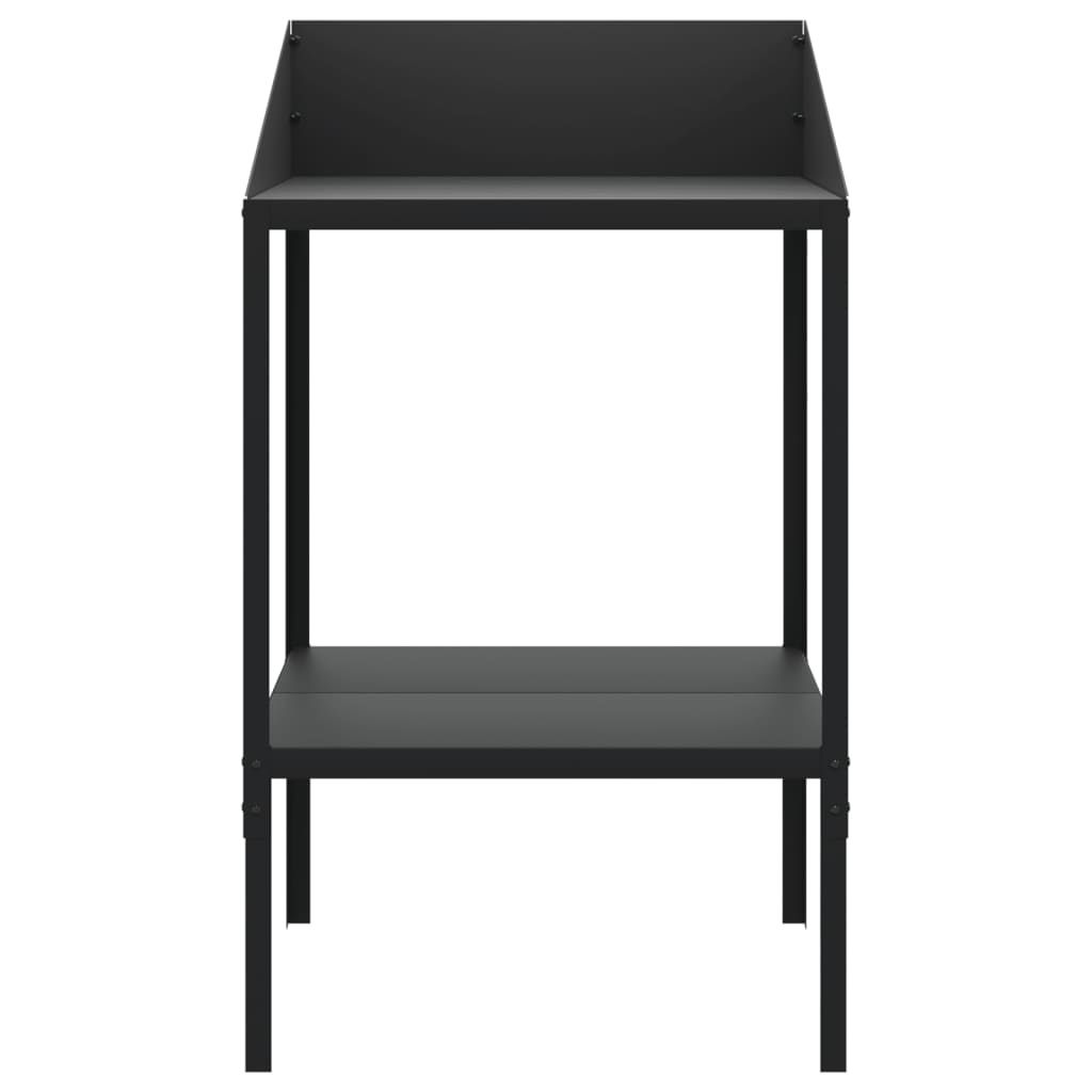 Supporto per Piante Antracite 56,5x54,5x100 cm Acciaio Zincato - homemem39