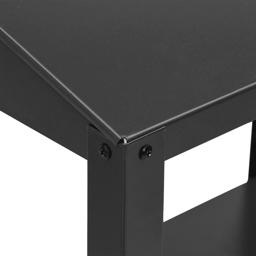 Supporto per Piante Antracite 56,5x54,5x100 cm Acciaio Zincato - homemem39