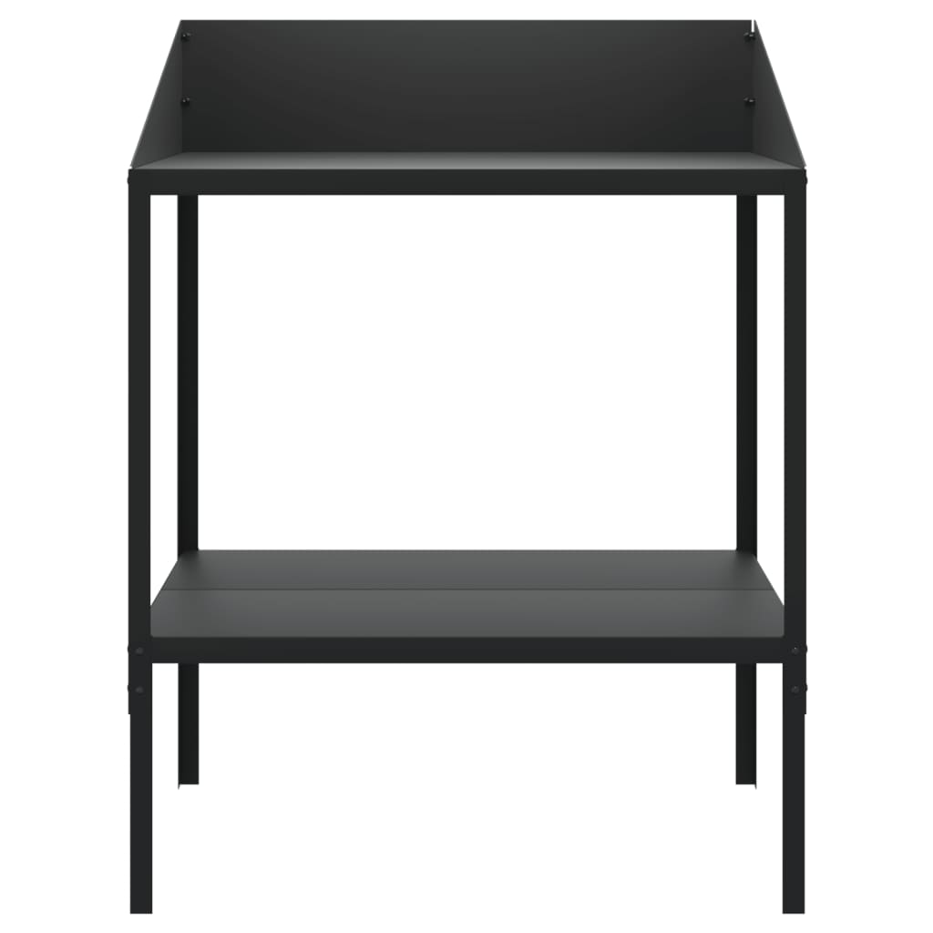 Supporto per Piante Antracite 75,5x54,5x100 cm Acciaio Zincato