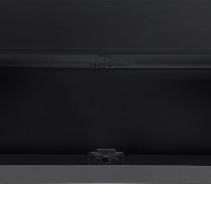 Armadio da Esterno Grigio e Nero 65x37x165 cm in PP
