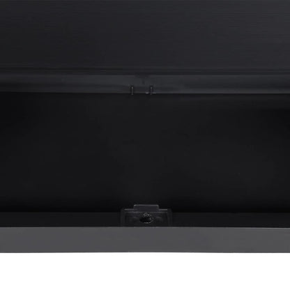 Armadio da Esterno Grigio e Nero 97x37x165 cm in PP | homemem39