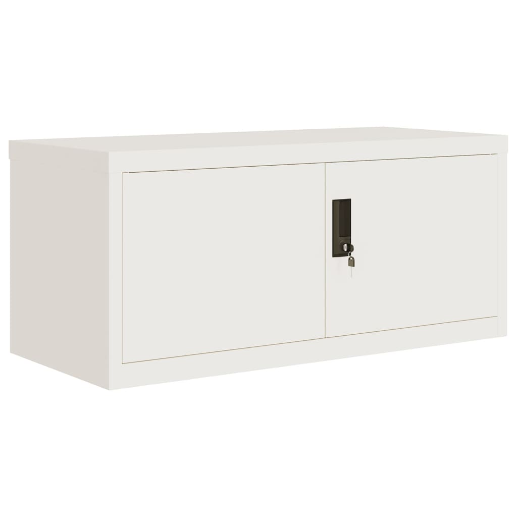 Armadio Classificatore Bianco 90x40x40 cm in Acciaio