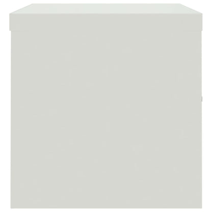 Armadio Classificatore Grigio Chiaro 90x40x40 cm in Acciaio