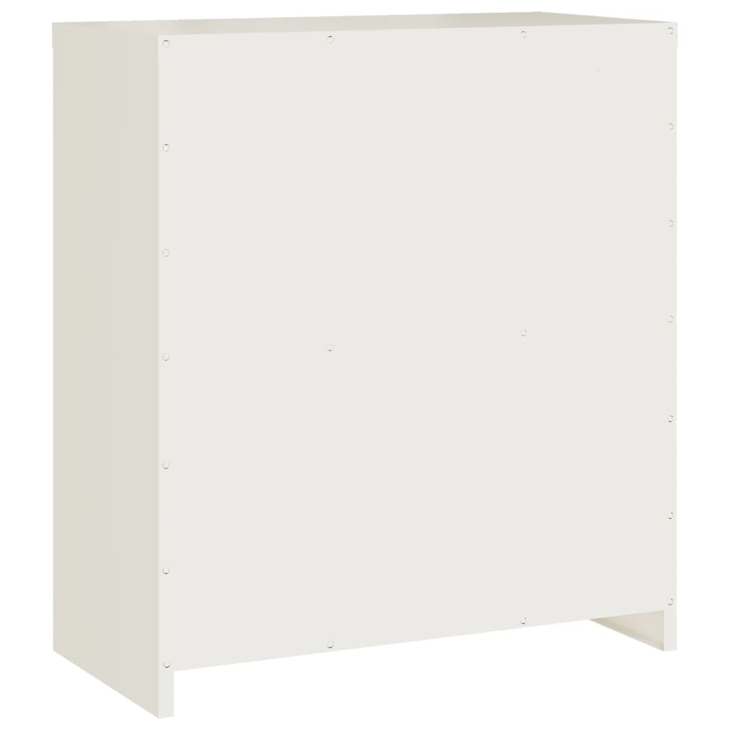 Armadio Classificatore Bianco 79x40x90 cm in Acciaio