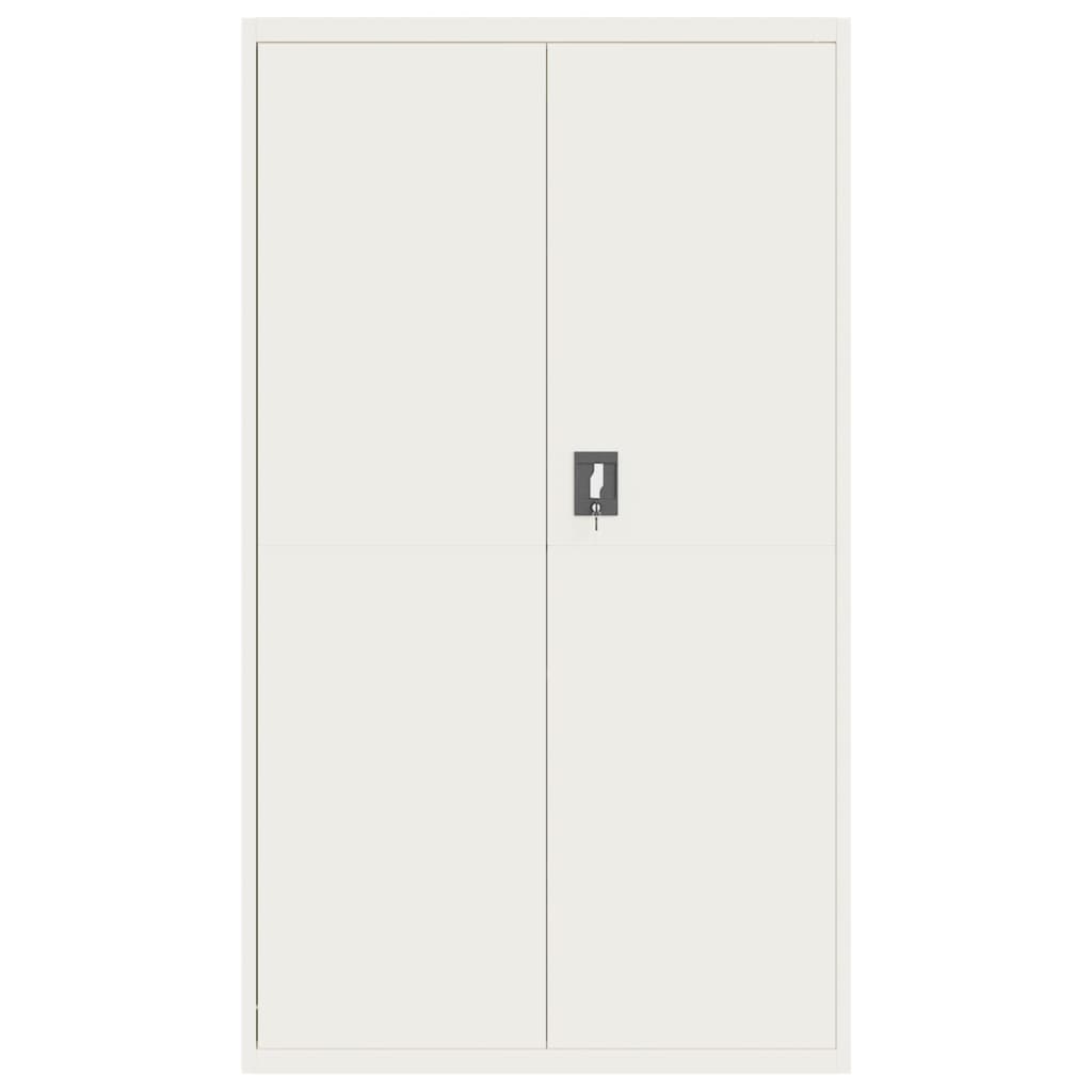 Armadio Classificatore Bianco 105x40x180 cm in Acciaio