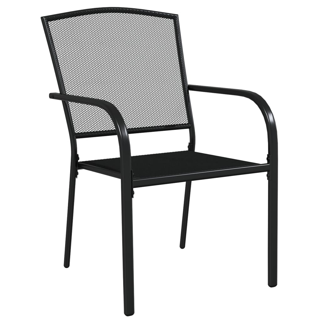 Set da Pranzo da Giardino 9 pz in Acciaio Antracite | homemem39