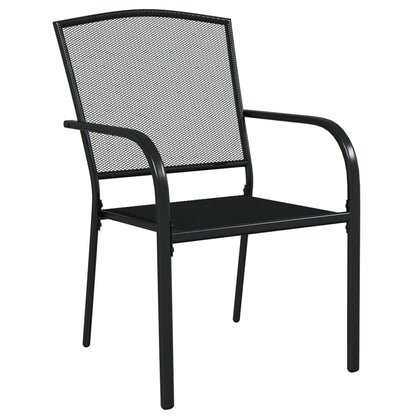 Set da Pranzo da Giardino 9 pz in Acciaio Antracite | homemem39