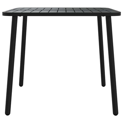 Set da Pranzo da Giardino 3 pz in Acciaio Antracite | homemem39