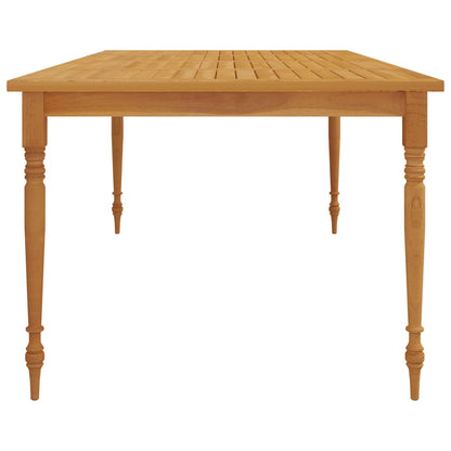 Tavolo Batavia 200x100x75 cm in Legno Massello di Teak