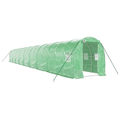 Serra con Telaio in Acciaio Verde 36 m² 18x2x2 m | homemem39