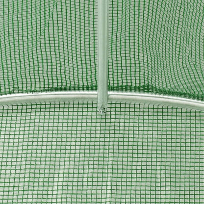 Serra con Telaio in Acciaio Verde 36 m² 18x2x2 m | homemem39