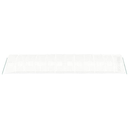 Serra con Telaio in Acciaio Bianco 36 m² 12x3x2 m - homemem39