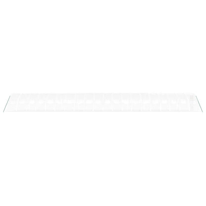 Serra con Telaio in Acciaio Bianco 80 m² 20x4x2 m - homemem39