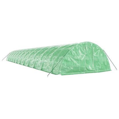 Serra con Telaio in Acciaio Verde 120 m² 24x5x2,3 m - homemem39