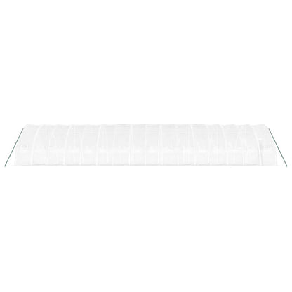 Serra con Telaio in Acciaio Bianco 96 m² 16x6x2,85 m