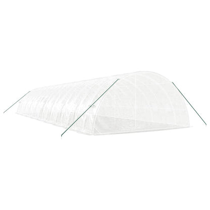 Serra con Telaio in Acciaio Bianco 108 m² 18x6x2,85 m | homemem39