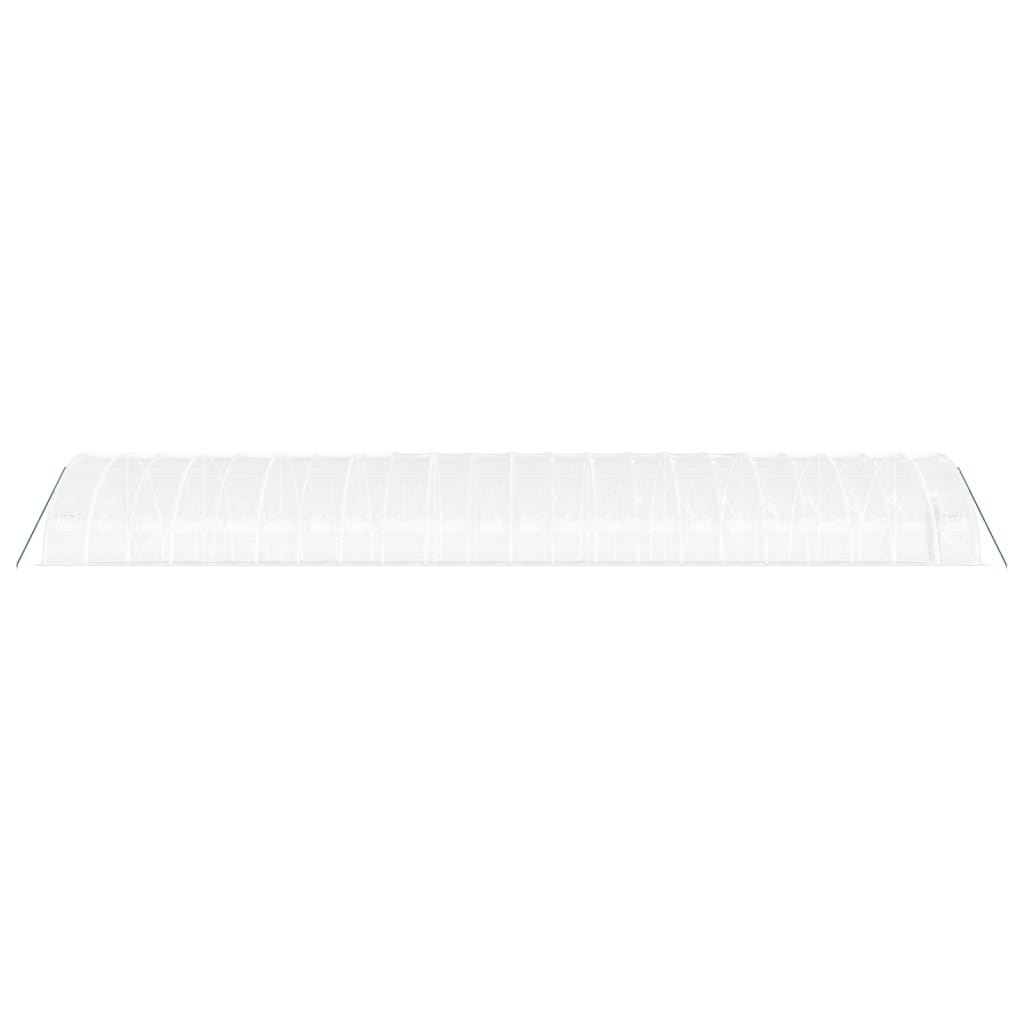 Serra con Telaio in Acciaio Bianco 132 m² 22x6x2,85 m - homemem39