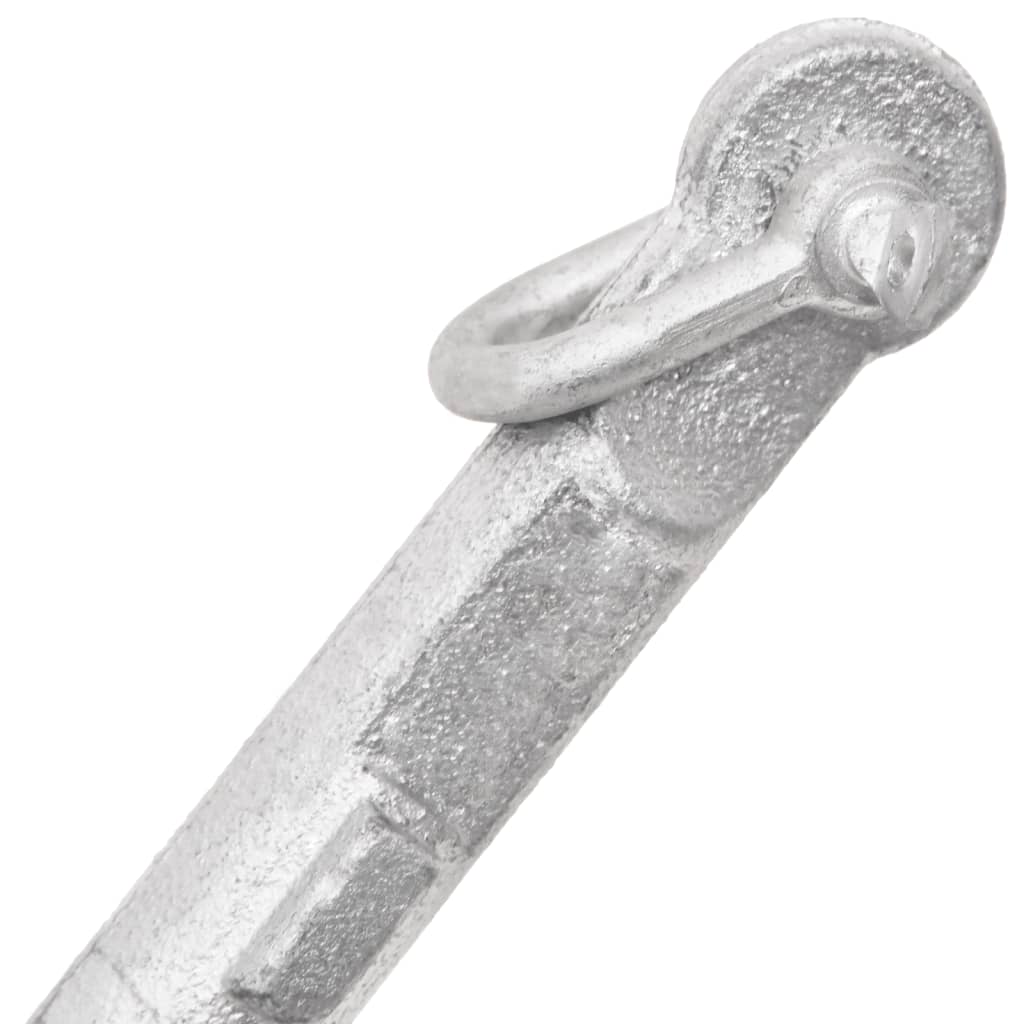 Ancora Pieghevole Argento 0,7 kg in Ghisa Zincata a Caldo | homemem39