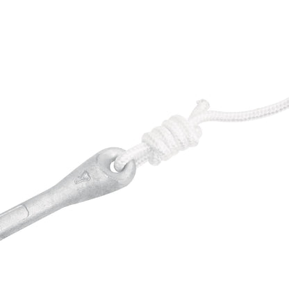 Ancora Pieghevole con Corda Argento 6 kg Ghisa Zincata a Caldo - homemem39