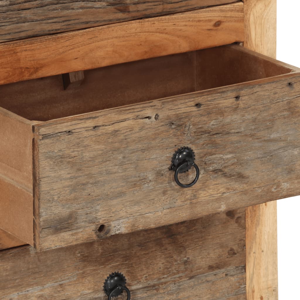 Credenza 55x33x75 cm in Legno Massello di Acacia