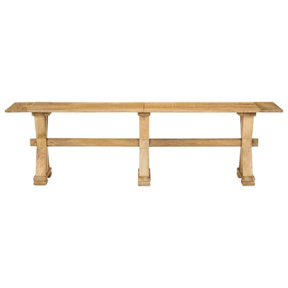 Panca 160x35x45 cm in Legno Massello di Mango | homemem39