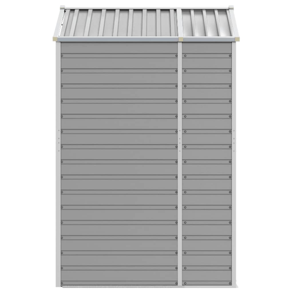Capanno da Giardino Grigio Chiaro 191x130x198cm Acciaio Zincato | homemem39
