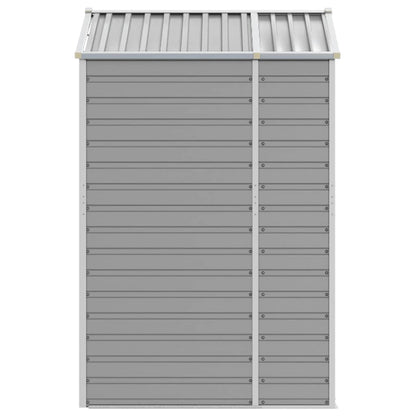 Capanno da Giardino Grigio Chiaro 191x130x198cm Acciaio Zincato | homemem39