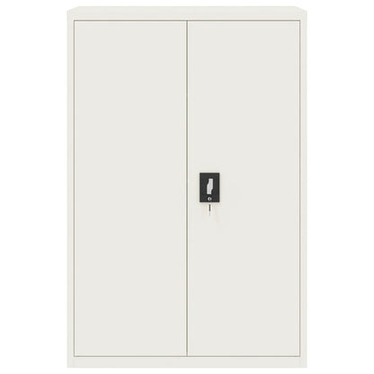 Armadio Classificatore Bianco 90x40x180 cm in Acciaio