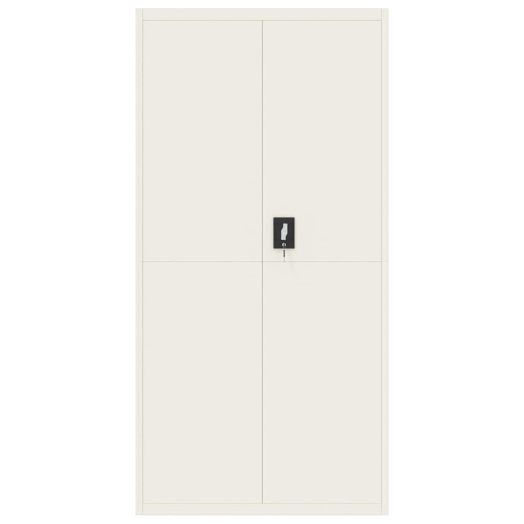 Armadio Classificatore Bianco 90x40x220 cm in Acciaio