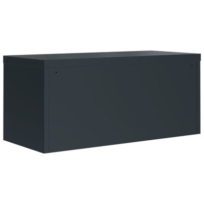 Armadio Classificatore Antracite 90x40x110 cm in Acciaio | homemem39