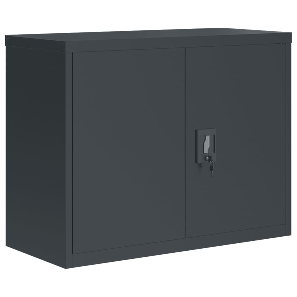 Armadio Classificatore Antracite 90x40x110 cm in Acciaio | homemem39