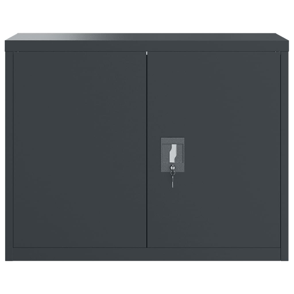 Armadio Classificatore Antracite 90x40x110 cm in Acciaio | homemem39