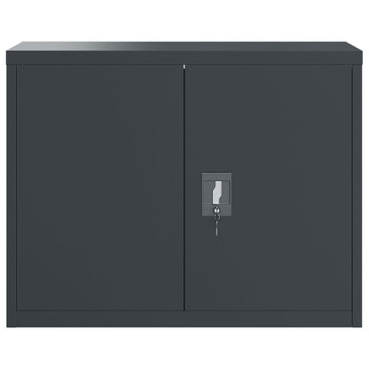 Armadio Classificatore Antracite 90x40x110 cm in Acciaio | homemem39