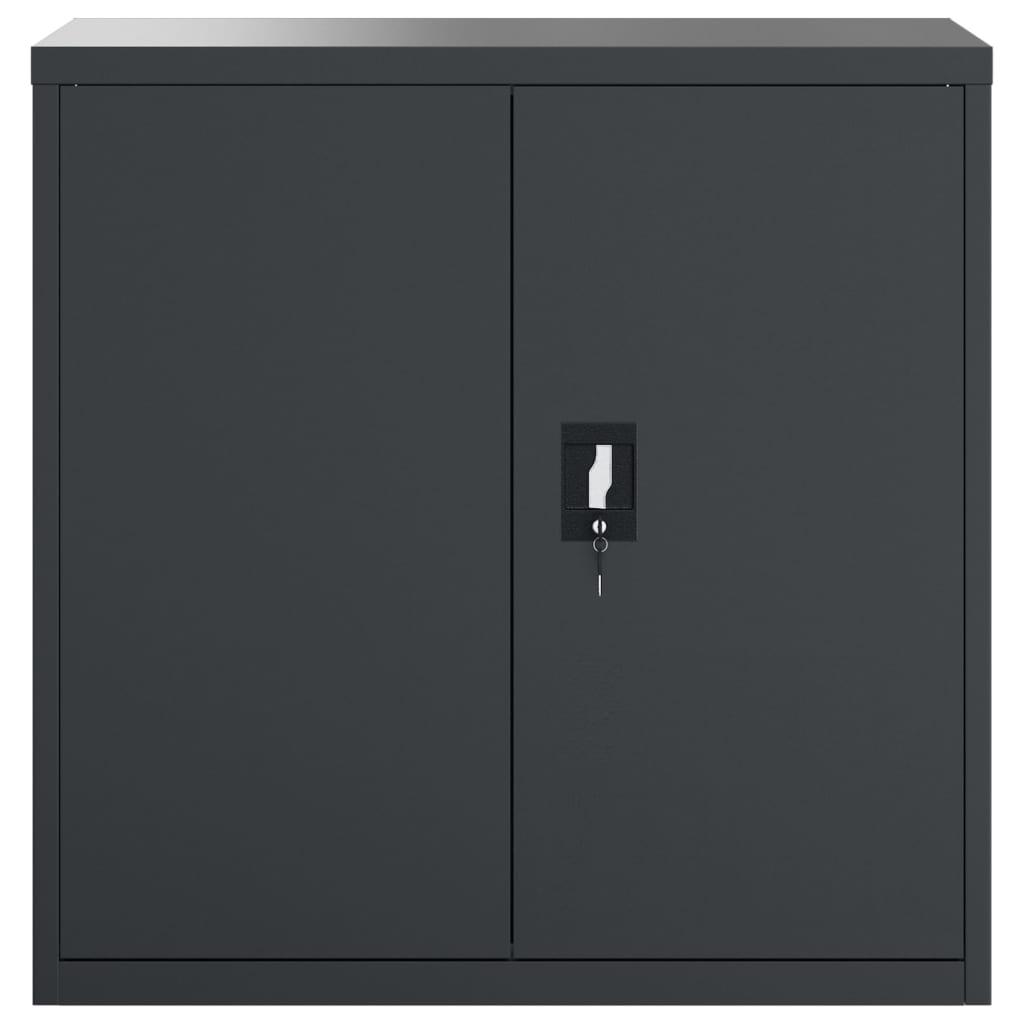 Armadio Classificatore Antracite 90x40x130 cm in Acciaio | homemem39