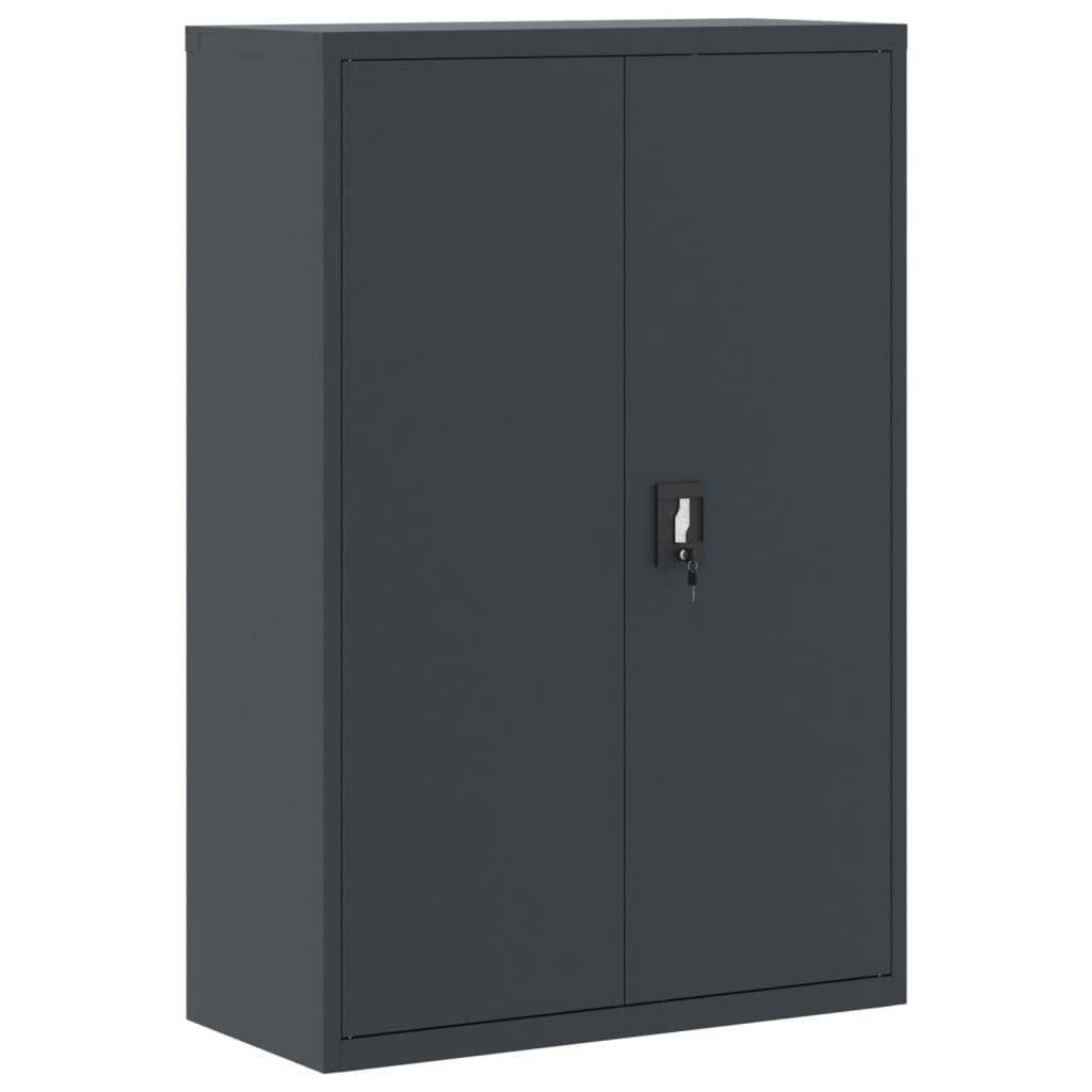 Armadio Classificatore Antracite 90x40x180 cm in Acciaio | homemem39