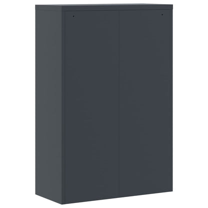 Armadio Classificatore Antracite 90x40x180 cm in Acciaio | homemem39