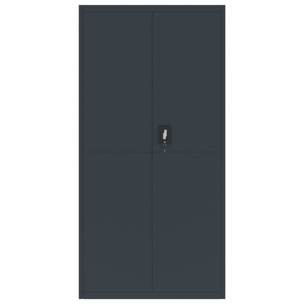 Armadio Classificatore Antracite 90x40x220 cm in Acciaio | homemem39