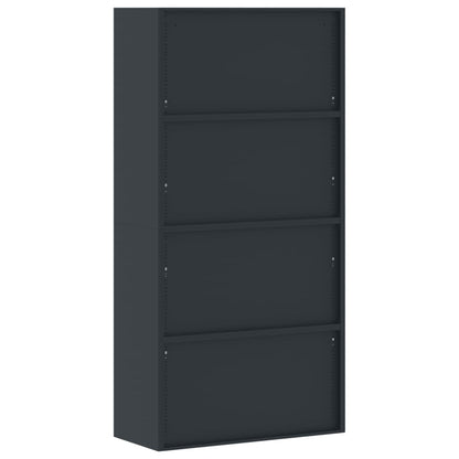 Armadio Classificatore Antracite 90x40x220 cm in Acciaio | homemem39