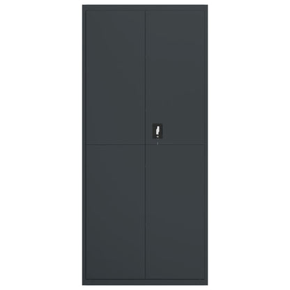 Armadio Classificatore Antracite 90x40x240 cm in Acciaio | homemem39