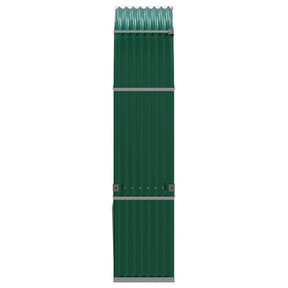 Portaceppi Verde 120x45x210 cm in Acciaio Zincato - homemem39