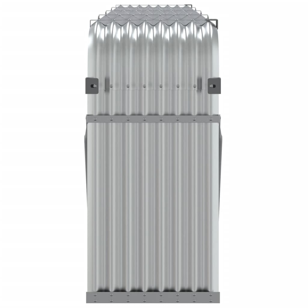 Portaceppi Argento 300x45x100 cm in Acciaio Zincato