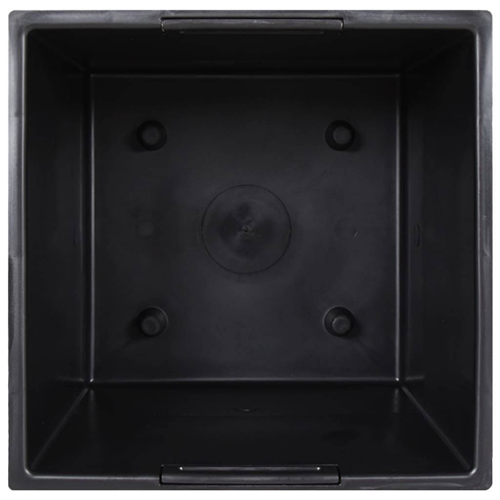 Fioriera con Interno Rimovibile Bianca 11 / 26,5 L in PP Rattan | homemem39