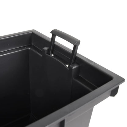 Fioriera con Interno Rimovibile Antracite 12 / 44 L PP Rattan | homemem39