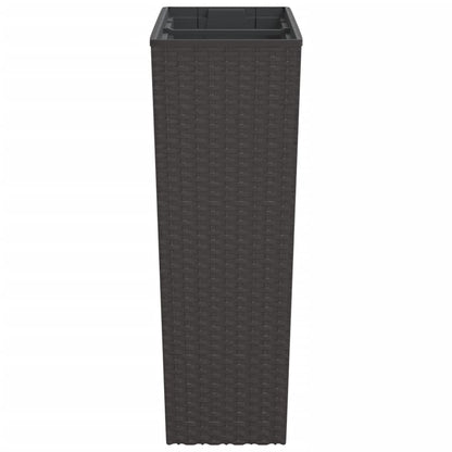 Fioriera con Interno Rimovibile Marrone 12 / 44 L PP Rattan | homemem39