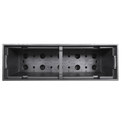 Fioriera con Interno Rimovibile Marrone 12 / 44 L PP Rattan | homemem39