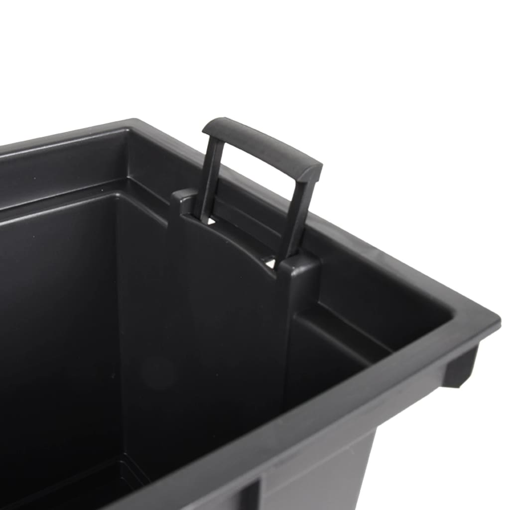 Fioriera con Interno Rimovibile Marrone 12 / 44 L PP Rattan | homemem39