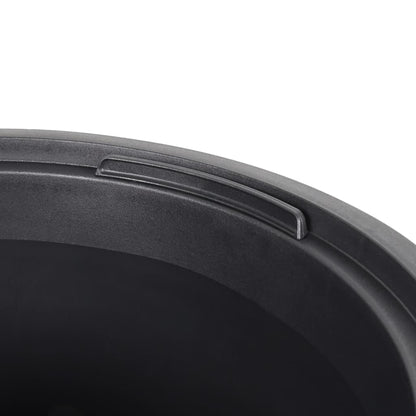 Fioriera con Interno Rimovibile Antracite 18/45 L PP Scanalato | homemem39
