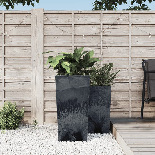 Fioriera con Interno Rimovibile Antracite 21/49 L PP Cemento | homemem39