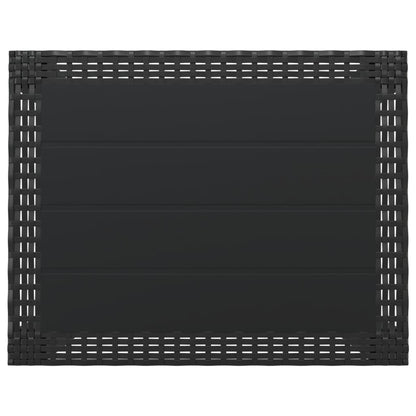 Tavolo da Giardino Antracite 59x47x40 cm in PP | homemem39
