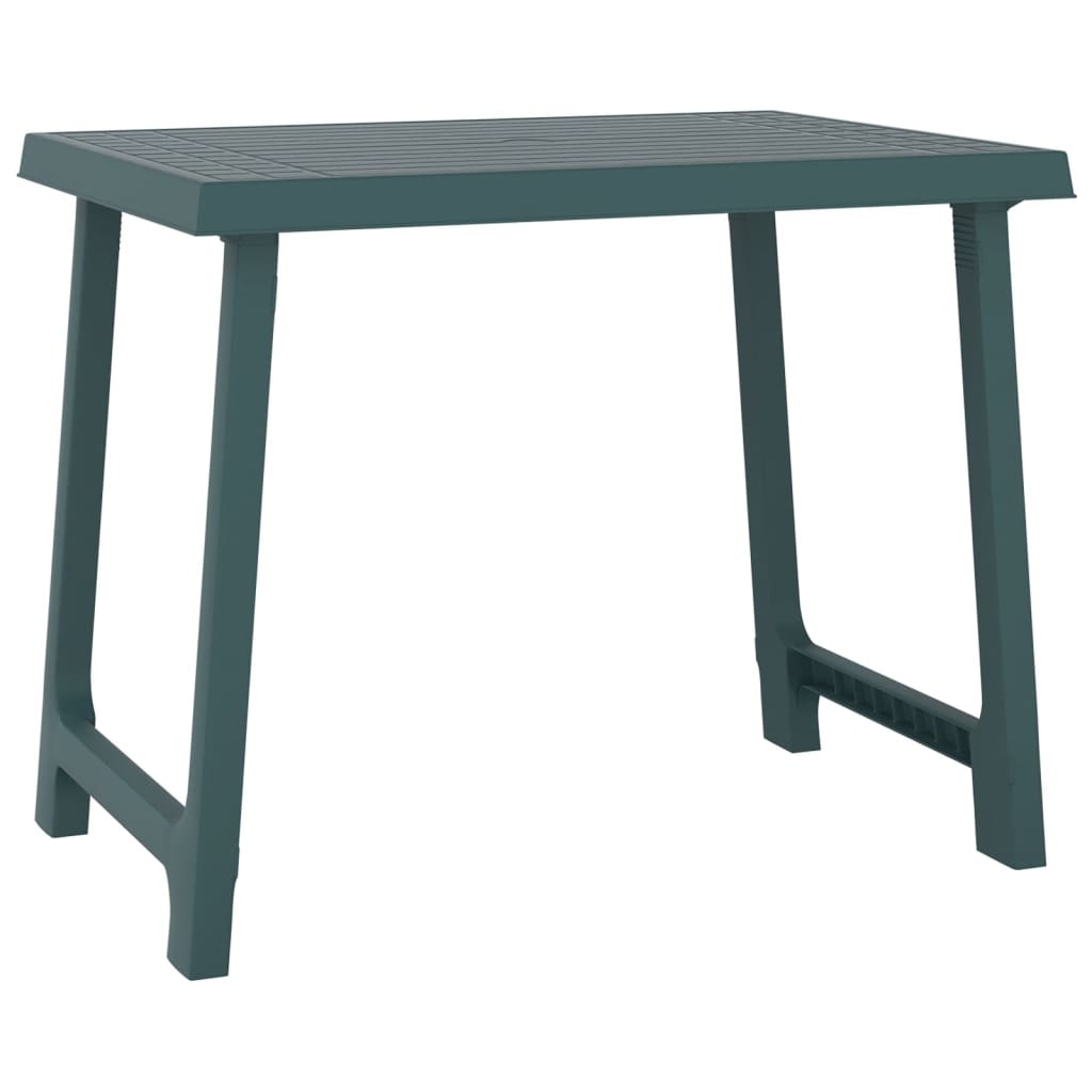 Tavolo da Campeggio Verde 79x56x64cm in PP Aspetto in Legno | homemem39